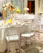 Chivari Acrylic Chair | Luxury Transparent Dinning Chair | Modern Acrylic Dinning Chair