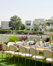 Duke Chair Blue Velvet | Chic Wedding Dinning Chair