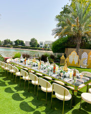 Duke Chair Blue Velvet | Chic Wedding Dinning Chair