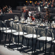 Lucent Chair Acrylic Grey | Transparent Dinning Chair | Luxury Acrylic Dinning Chair