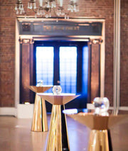 Metal Silver Cocktail Table | Modern Silver Cocktail Table