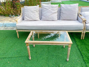 CABRIOLE Single Seater Sofa | Traditional Elegant Sofa
