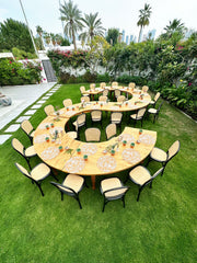 Black Rattan Chair | Party Chair with Vintage Aesthetic