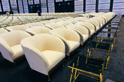 Chloe Single Sofa Velvet Gold | Event Ready Sofa | Velvet Fabric Sofa