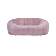 Alpha 2 Seaters Sofa Soft Dirty Pink Velvet