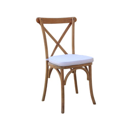 Bistro Cross Back Wooden Chair | Wooden Elegant Dinning Chair