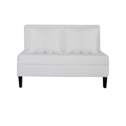 Velvet Beige sofa on a white background