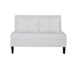 Velvet Beige sofa on a white background