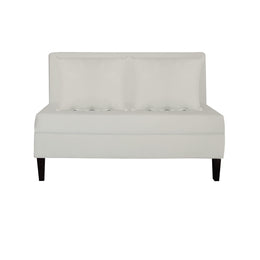 CNC Double Seater Sofa | Modern Plush Sofa | Modern Armless Sofa