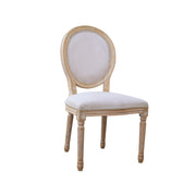 Dior Antique Painting Beech Wood Frame Chair | Event Bistro Dinning Chair