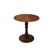 Dior Cafe Round Wooden Table | Dark Wood Finish Dinning Table
