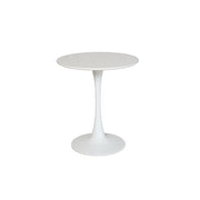 Dior Mini - Round White Dinning Table | White Cafe Dinning Table