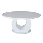 Giovanni Wooden Dinning Table with O shape Base | 180cm Round Dinning Table