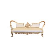 Queen Bridal Sofa - Imperial | Baroque Sofa | Gold Pattern Sofa