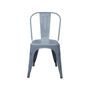 Gray metallic chair for Rent