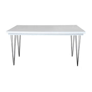 Hairpin Grand Dining Table | Metallic Legs Dinning Table