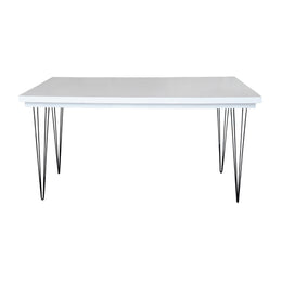 Hairpin Grand Dining Table | Metallic Legs Dinning Table