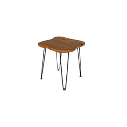 Hairpin Coffee Table | Natural Wooden Top Coffee Table