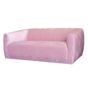 Velvet Pink 3 Seater Sofa