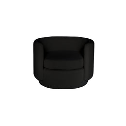 Velvet black sofa, luxury sofa, single seater sofa, Armrest sofa, 