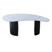 Lagos Kidney Coffee Table | Natural Sculptural Coffee Table for events | Organic Kidney-Shaped