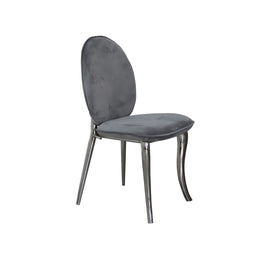 Lion Head Knocker Silver Grey | Grey Velvet Silver Lion Hook Dinning Chair