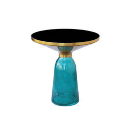 Metal Glass Coffee Table | Statement high end Coffee table | Round glass | luxury coffee table