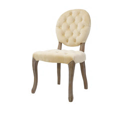 Modern Baker Wood Chair Beige