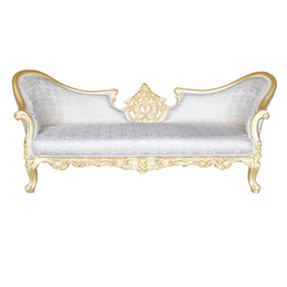 Queen Bridal Sofa | Imperial Baroque Sofa | Gold Pattern Sofa