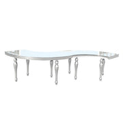 Silver S-Shape Dinning Table