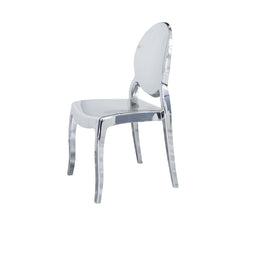 Sophia Glossy Silver Chair