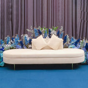 Evangeline Velvet Parisian Sofa | Wedding Stage Seating | Bridal Sofa for Rent