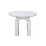 U - Shaped Stone Finish Coffee Table | Arch Side Table | Unique Coffee Table