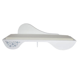 Bridal Sofa with a curved design on a white background
