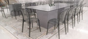 Lucent Chair Acrylic Grey | Transparent Dinning Chair | Luxury Acrylic Dinning Chair