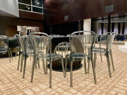 Lucent Chair Acrylic Grey | Transparent Dinning Chair | Luxury Acrylic Dinning Chair