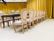 Dior Antique Painting Beech Wood Frame | Event Bistro Dinning Chair