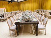 Dior Antique Painting Beech Wood Frame | Event Bistro Dinning Chair