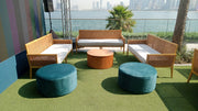 Antonia Arm 3 Seater | Outdoor Lounge Sofa | Elegant Wooden Sofa