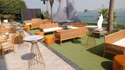 Antonia Arm 3 Seater | Outdoor Lounge Sofa | Elegant Wooden Sofa