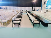 Wood Arm Chair | Corporate Dinning Chair With Armrest