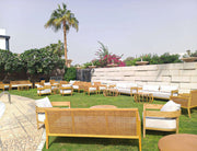 Antonia Arm 3 Seater | Outdoor Lounge Sofa | Elegant Wooden Sofa