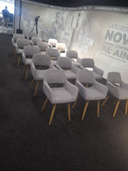 Scandinavia Grey Arm Chair | Contemporary Design Chair