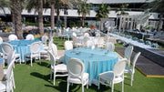 Louis Resin White Vinyl Back Chair | White Party Chair | White Wedding Chair