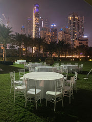 Chivari White Chair | Matte White Dinning Chair