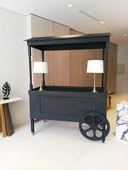 White Cart with Canopy