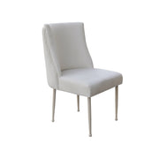 velvet chair with a decorative backrest on a white background