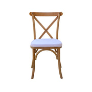 Bistro Cross Back Wooden Chair | Wooden Elegant Dinning Chair