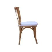 Bistro Cross Back Wooden Chair | Wooden Elegant Dinning Chair