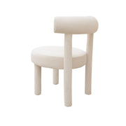 Carmela Curve Beige Chair | Light Luxury | Creative Dinning